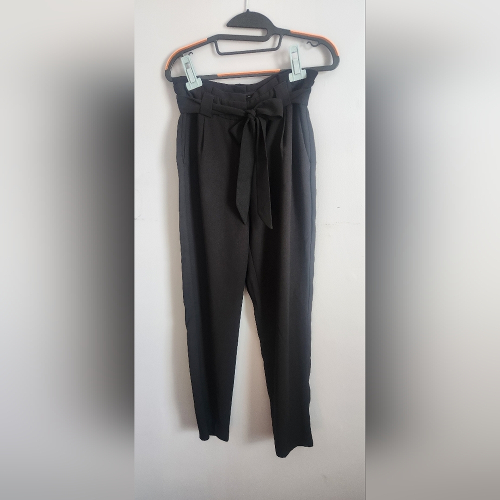 Express Black Bow-Tie Pants